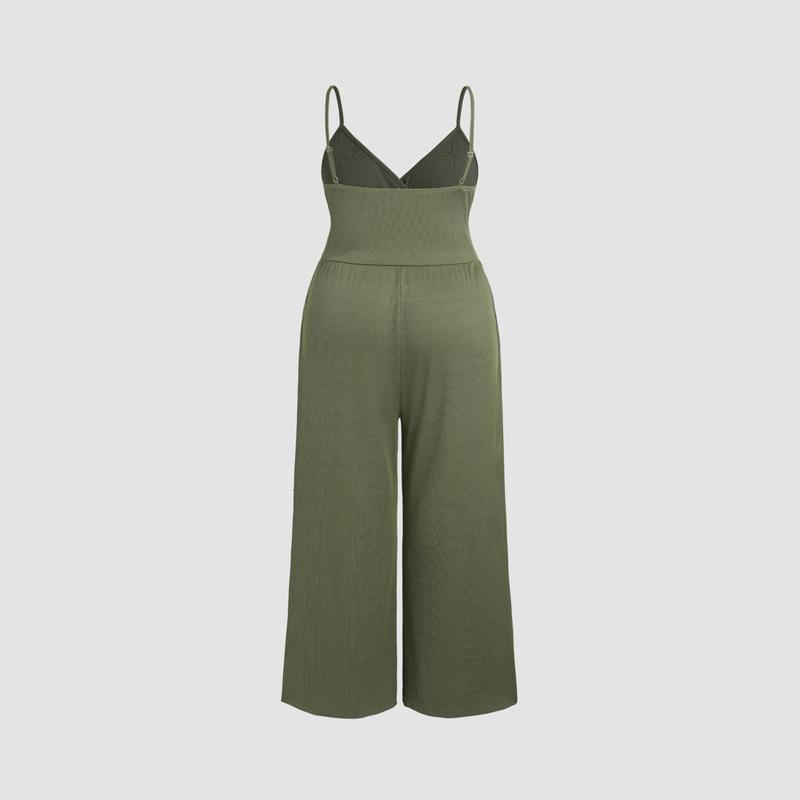 Cider [8 colors, Size 0-26] V-neck Jumpsuit