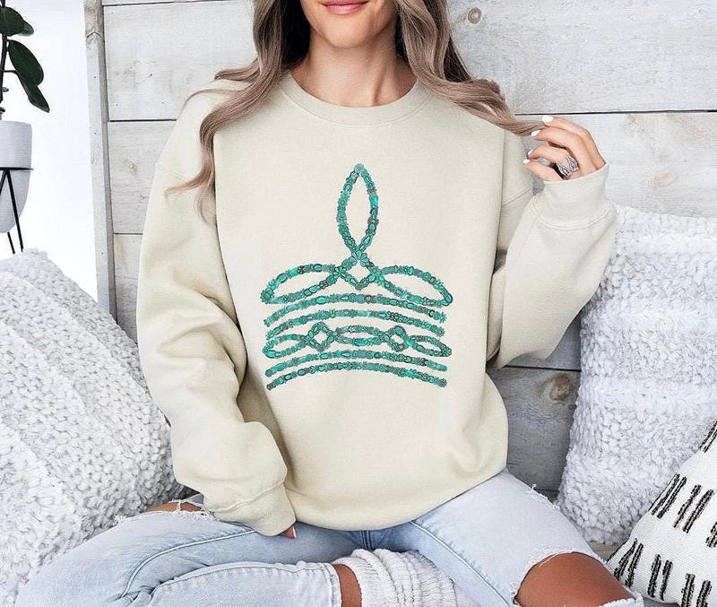 Western Boot Stitch Sweatshirt - Nashville Style Texas Rodeo Wear Concert Perfect Gift for Girls Trip Womenswear Hoodie Sweaters Tops cowgirl tee