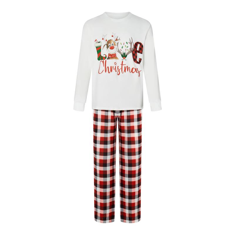 Matching Family Pajamas Sets Christmas PJs Matching Holiday Organic Cotton Pajamas Sleepwear for Family