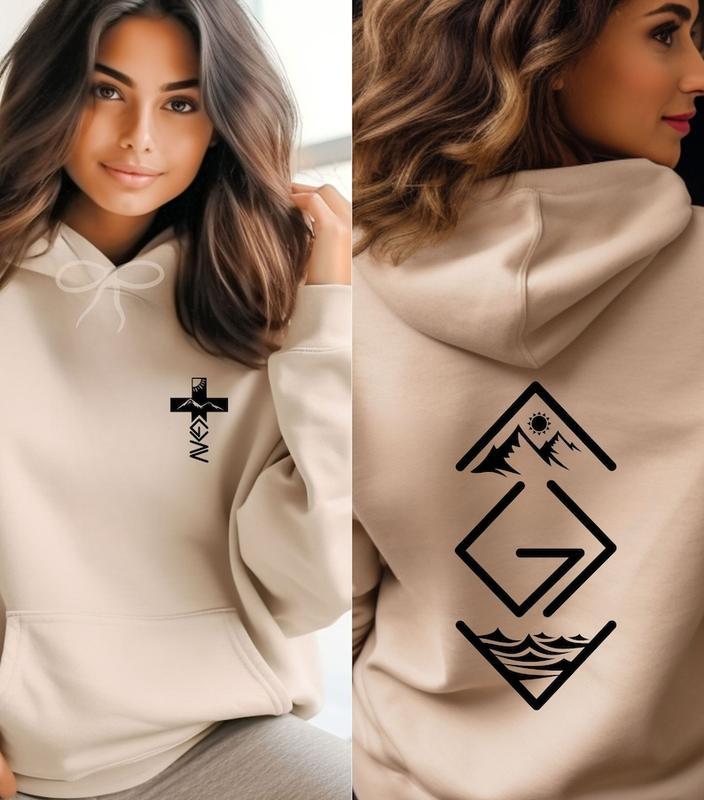 God Is Greater Than The Highs And Lows Hoodie,God is Greater Than The Highs and Lows Sweatshirt,Christian Shirt,Cross on Sleeve,Couples Gift Hoodie, T-shirt and sweater gift