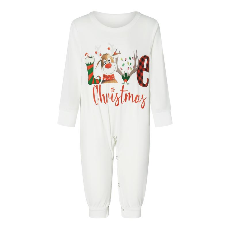 Matching Family Pajamas Sets Christmas PJs Matching Holiday Organic Cotton Pajamas Sleepwear for Family