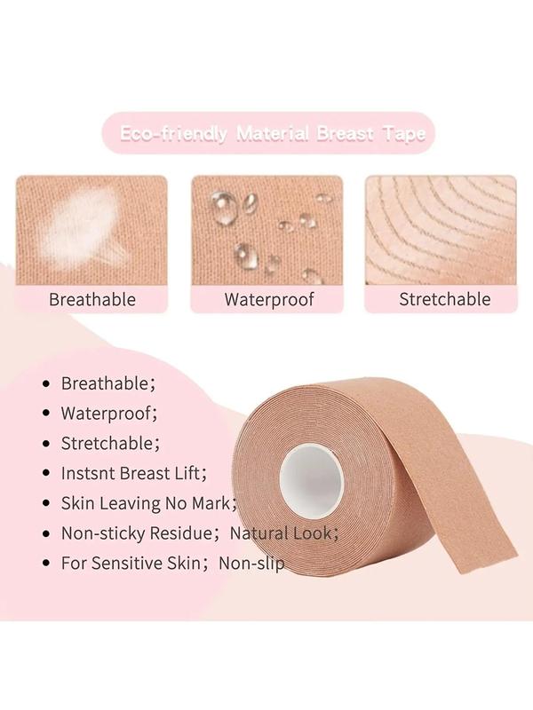 Disposable Bra Sticker, Flower Shape Design Disposable Bra Sticker & Boob Tape for Daily Use, Women's Lingerie Accessories