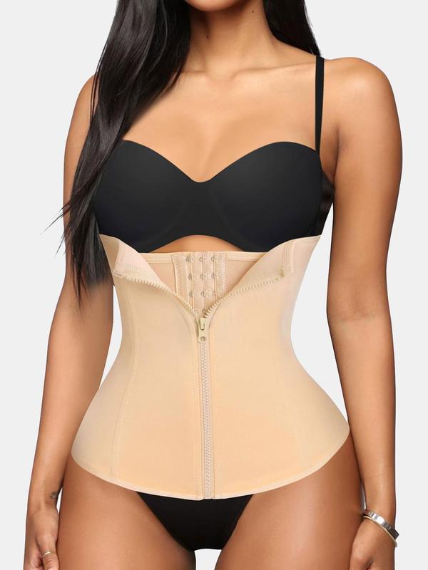 Women's Solid Color  Eye Closure Waist Trainer, Tummy Control Shaper, Waist Cincher for Women