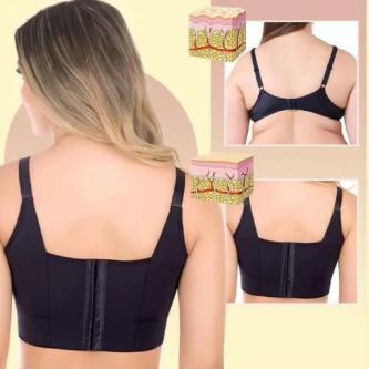 Plus Size Women's Adjustable Strap Underwire Bra, Casual Buckle Back Push Up Lingerie Top, Soft Comfy Breathable Plus Underwear for Daily Wear Comfort Comfortable