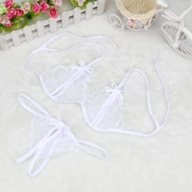 Women Lady  Lingerie Lace Underwear Sleepwear G-string Lingerie Female Underwear Set Women's Bra Suit Water Bra