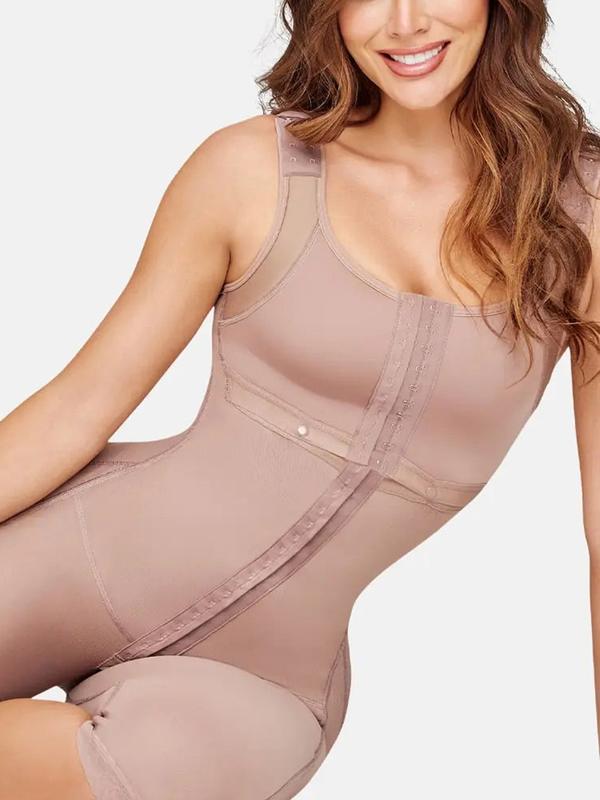 WISHSER Women Full Body Shapewear Fajas Colombian Girdles Long legged Sleeveless Bodysuit Comfort Underwear