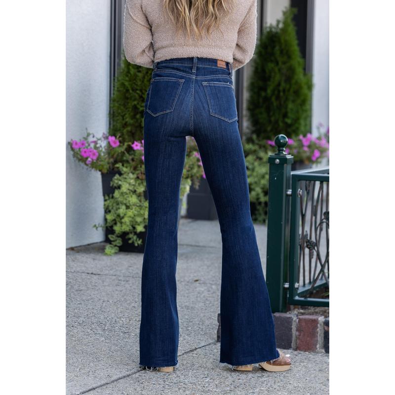 The Natalie from Judy Blue: High-Rise flare Denim