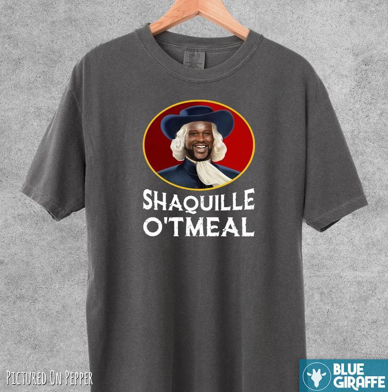 Shaquille O'tmeal Shirt, Funny Comfort s T-Shirt, Retro Unisex T Shirt, Funny T Shirt, Meme T Shirt, Casual Basic Tops For Lady, Gifts For Her, Women's Tops, Womenswear, Cotton Fabric Relaxed Fit Chic Style.