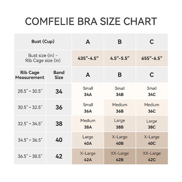 COMFELIE Seamless Bra for Women,Wireless Bra with Support Everyday Breathable Colored Strap Bra EB060