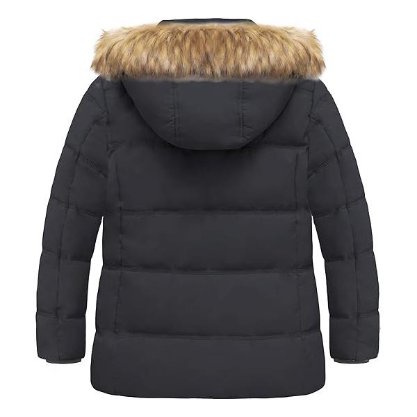 Women's Plus Size Winter Coat Quilted Thicken Puffer Jacket with Removable Hood  Womenswear Tops Casual Outerwear  Lady warm  Longsleeves Comfort