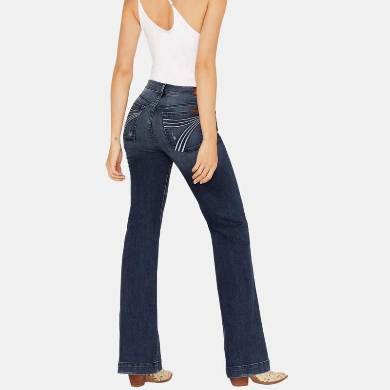 7 Women's Dojo Trouser Flare Jeans