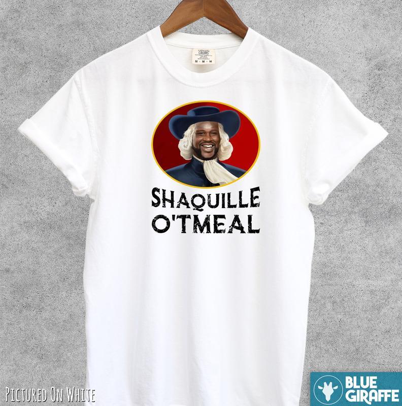 Shaquille O'tmeal Shirt, Funny Comfort s T-Shirt, Retro Unisex T Shirt, Funny T Shirt, Meme T Shirt, Casual Basic Tops For Lady, Gifts For Her, Women's Tops, Womenswear, Cotton Fabric Relaxed Fit Chic Style.