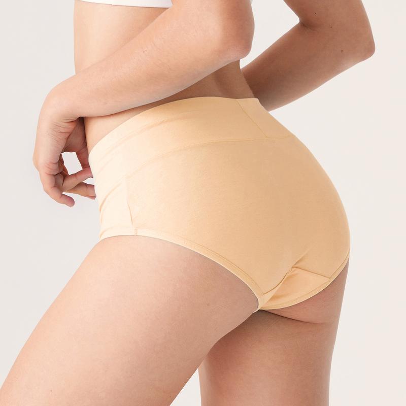 5 Pack Seamless Cotton Hipster Panties for Women, Sexy Daily Underwear Mid Rise, Fall & Winter Outfit, Comfortable & Breathable