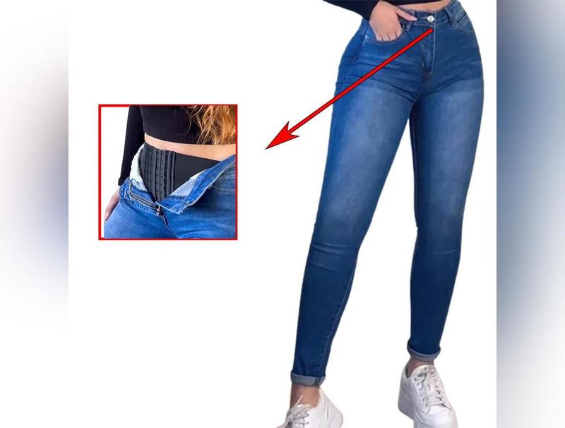 Jeans Con Faja Interna Levanta Cola Elastic Seamless Plus Size Skinny Pencil Pants Female Pocket Workout Running Leggings