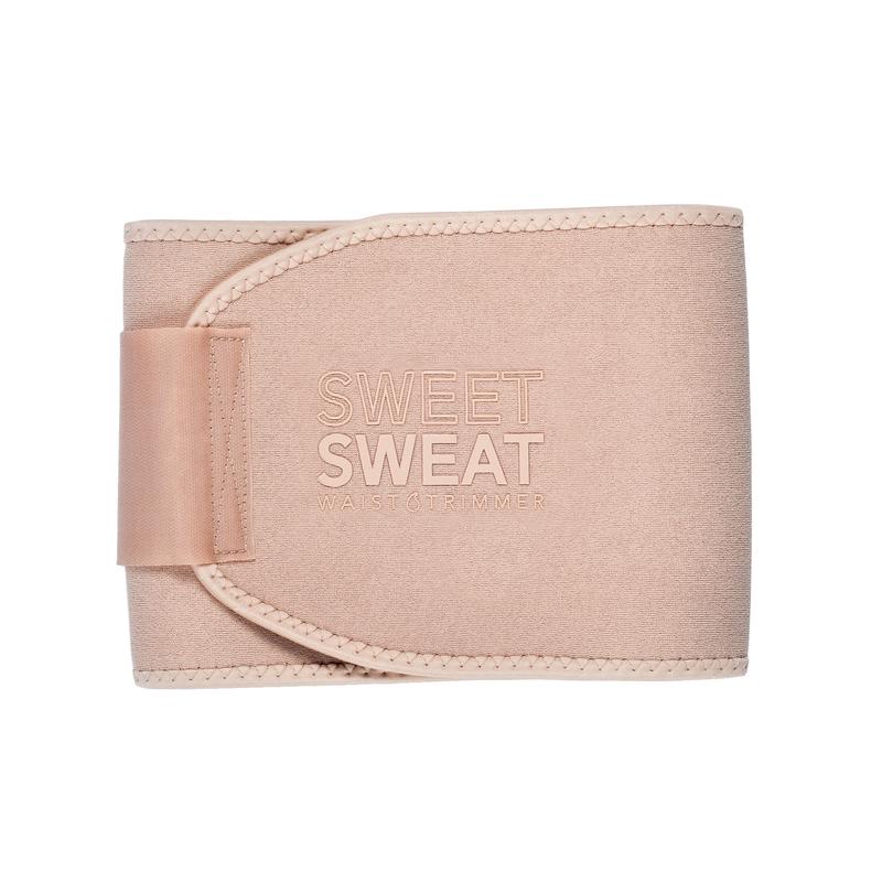 Sweet Sweat Toned Ab Trainer for Women and Men | Premium Waist Trainer Belt to 'Tone' your Stomach Area (Stone, Large)