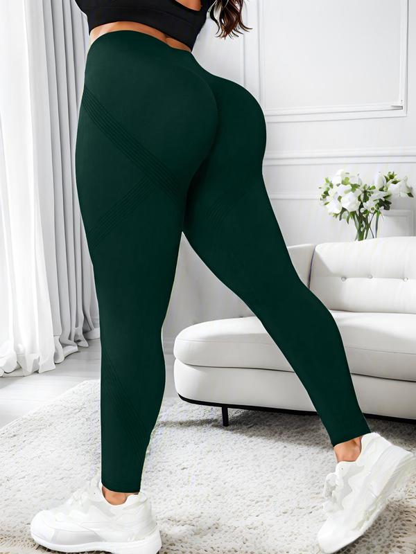  Solid High Stretch High Waist Leggings, Comfort Legging Pants, Womenswear, Minimalist Solid Skinny Pants for Lady, Leggings for Women, Tummy Control Legging, Basic Women Comfy Bottoms