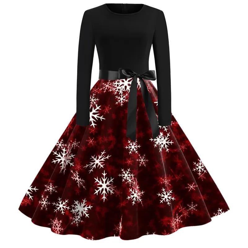 Christmas cosplay costume Christmas tree women dress long sleeve Princess Dress festival dress up party vintage robe vestidos