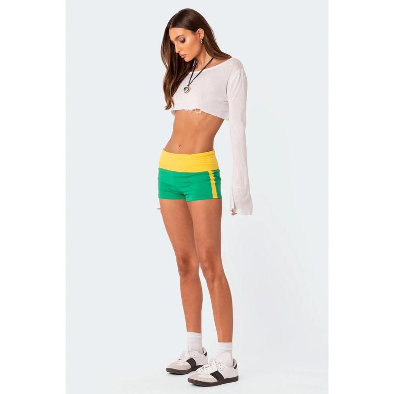 Brasil Fold Over Shorts