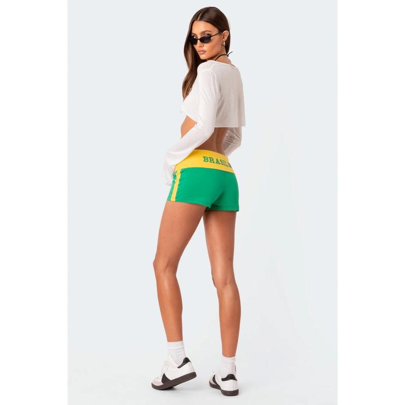 Brasil Fold Over Shorts