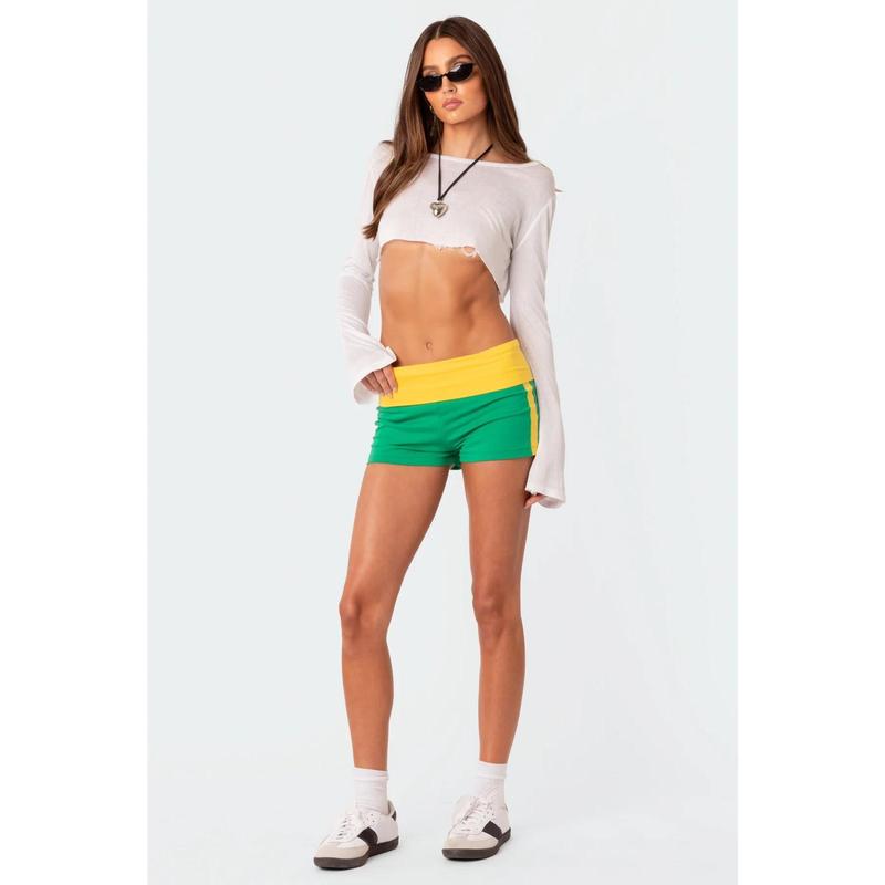 Brasil Fold Over Shorts