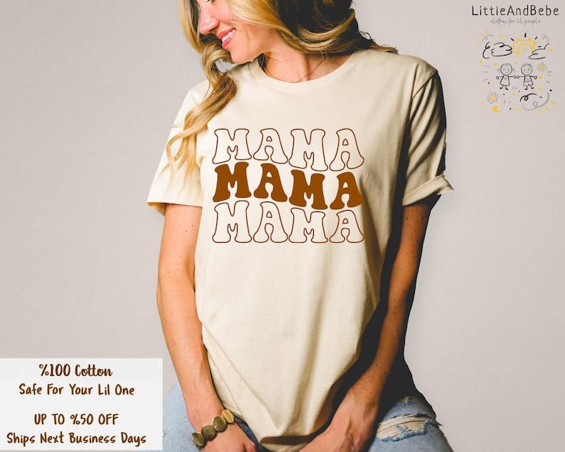 Mommy and Me Shirts, Neutral Mamas Boy Onesie, Mom and Son Shirts, Neutral Retro Mother and Son Outfit, New Baby Gift, Baby Shower Gift Womenswear Athletic