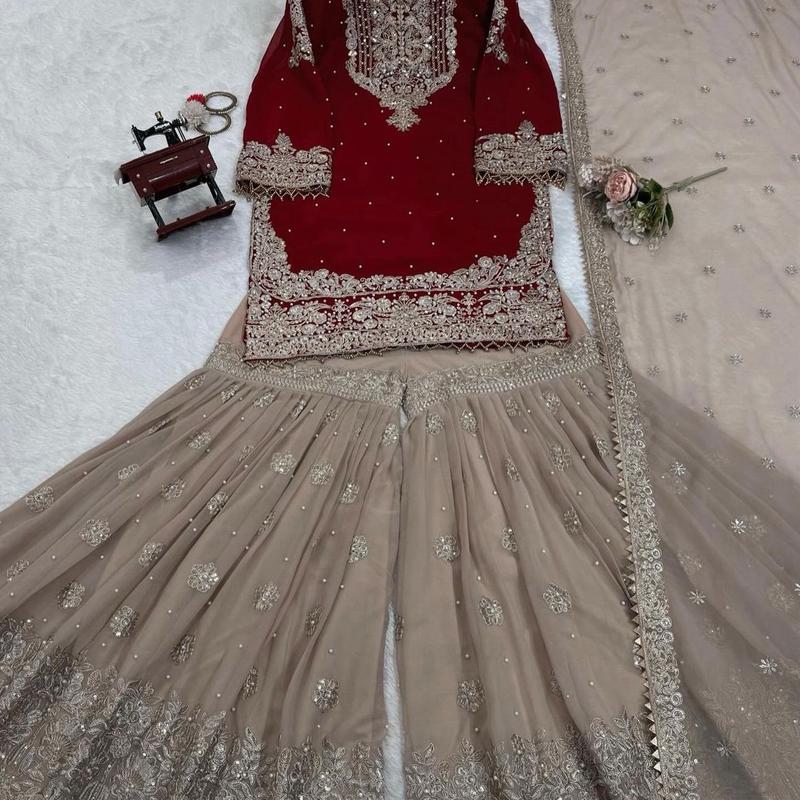 Indian Wedding Dress for Women - Traditional Bride's Attire - Womenswear, Underwear Elegant Fit