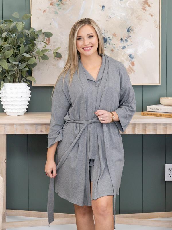 Dreamy Rib Robe By DD Design | S - 3XL