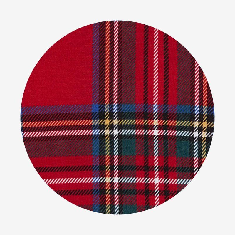 Red Tartan Plaid Women's Flannelette Luxe Robe