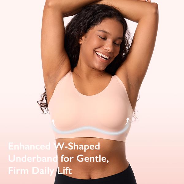 COMFELIE Comfort Everday Bra for Women, V-neck vest style underwear,Comfort Bra EB090-EB091 Womenswear Basic  underwear