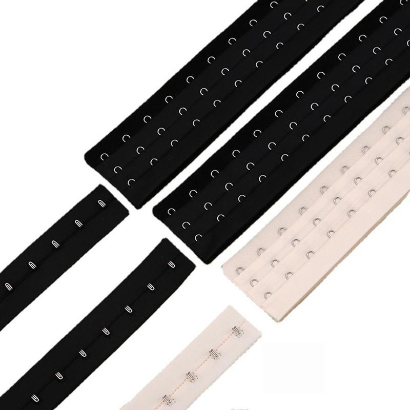 3 Row Bra Extender, 1 Count Underwear Clip Shaper Hook & Tape Back Buckle Corset Waist Extender, DIY Sewing Clothing Accessories