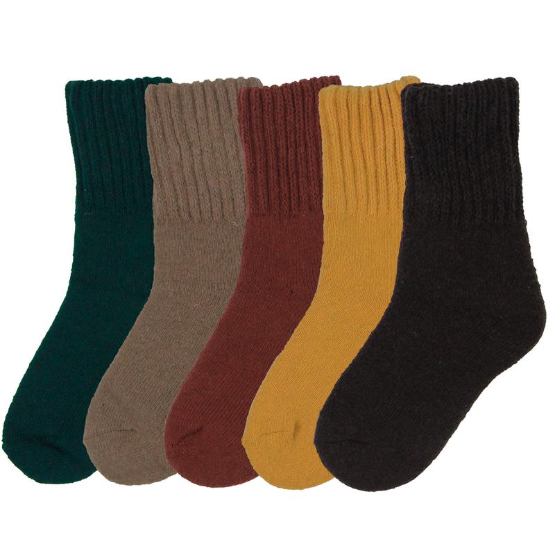 women's Plain Warm Crew Socks, Comfort Comfort Casual Soft Comfort Mid-Calf Socks Fall Winter, Women's Socks and Hosiery, Cold Weather Gear