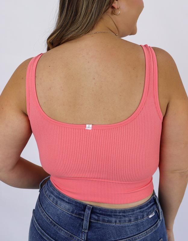 The Essential Crop | Padded Squareneck Bralette