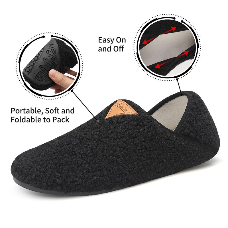 CozySlipper Socks - Soft, Lightweight, Non-Slip, Portable Sandals with Rubber Sole for Home, Travel, Hotel, Indoor, Outdoor Use - Perfect for Women and Men