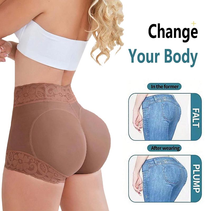 Women's Recycled Nylon Lace Underwear 3pcs Body Shaper Panty Set - Panties, Cotton Lace High Lace High Comfort Fabric