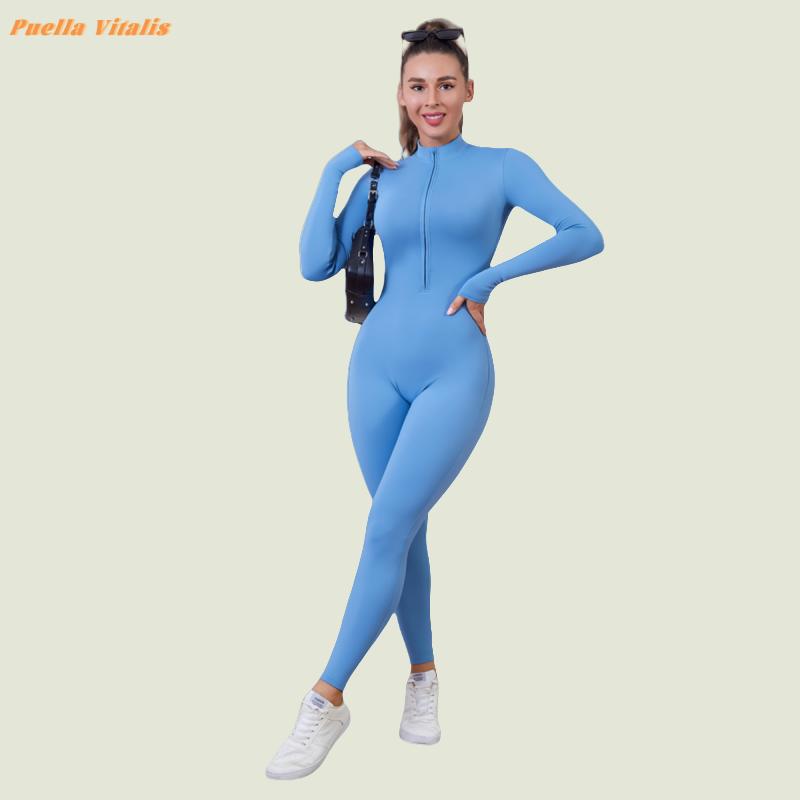 Women's Fleece-Lined Full Body Shaper Jumpsuit - High Elasticity Thermal Bodysuit for Warmth Retention, Abrasion-Resistant, Ideal for Winter Sports, Skiing, Cycling, Yoga, and Outdoor Activities