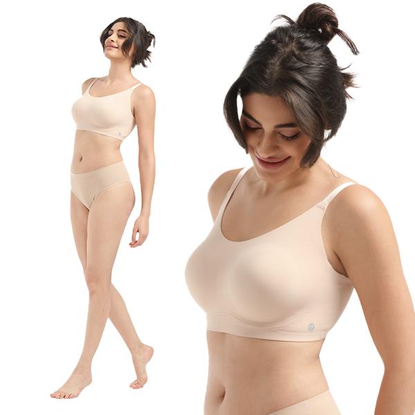 COMFELIE Comfort Everday Bra for Women, V-neck vest style underwear,Comfort Bra EB090-EB091 Womenswear Basic  underwear