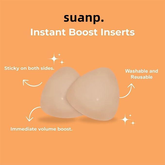 SNOWY Sticky Inserts - Washable & Reusable, Instant Lift & Boost Sticky Bra Inserts - Outfit Enhancer, Accessories, Womenswear