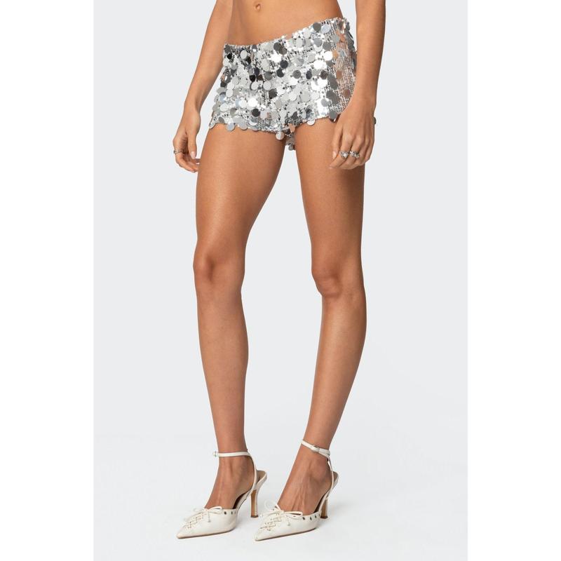 Sephira Sequin Micro Shorts