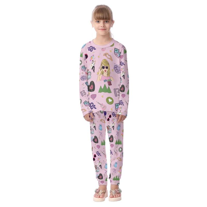 Swifty Youth Pajamas , Little Swifty Birthday Gift, Era Tour Merch, Swift pj , Album Cover Pajamas , Holiday Pajamas, pajamas, sleepwear, family uniforms, holiday wear, Clothing, Holiday Pajamas, pajamas, sleepwear, family uniforms, holiday wear, Clothing