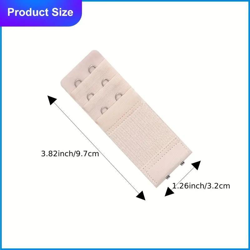 Women's Bra Extender Set, 8 Counts Adjustable Elastic Bra Extender, Easy-to-use Bra Extension Strap, Sewing Accessories for Women