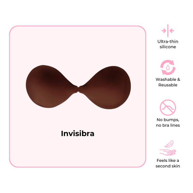 BOOMBA Invisibra - Patented Sticky Fashion Bra Inserts