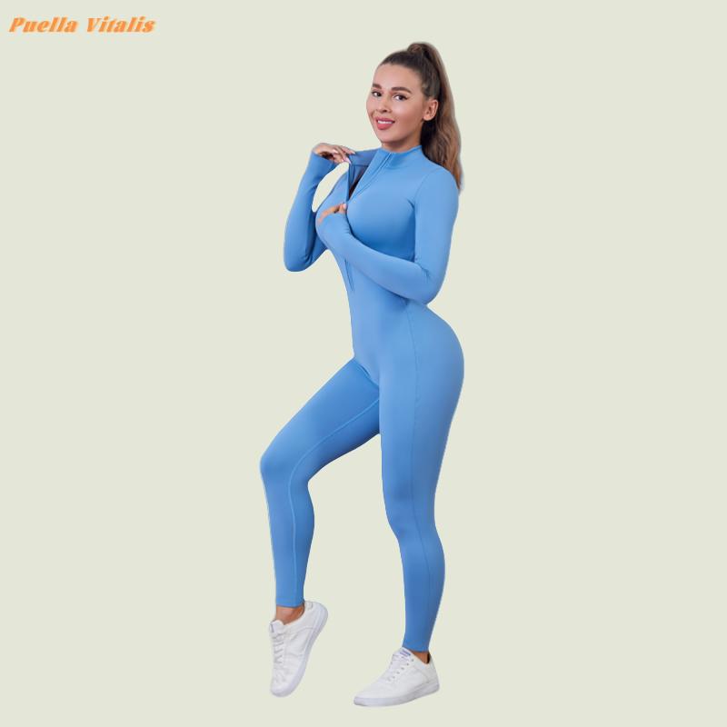 Women's Fleece-Lined Full Body Shaper Jumpsuit - High Elasticity Thermal Bodysuit for Warmth Retention, Abrasion-Resistant, Ideal for Winter Sports, Skiing, Cycling, Yoga, and Outdoor Activities