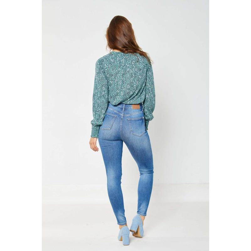 JUDY BLUE HI WAIST TUMMY CONTROL CLASSIC SKINNY JEANS