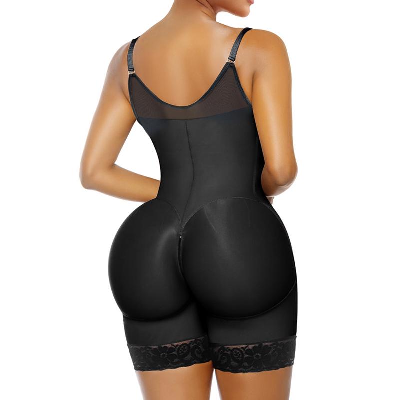 Women’s YIANNA Fajas Colombianas shapewear  Tummy Control Butt Lifter Shaper with Zipper Crotch detachable shoulder strap Womenswear Compression