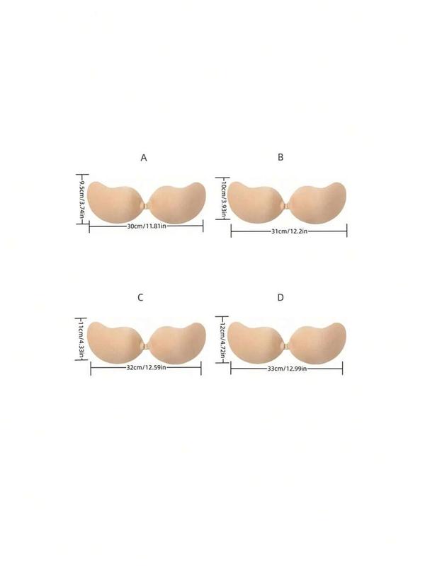 Invisible Adhesive Push Up Mango Cup Bra for Women, Ultra-thin Breathable Strapless Bra, Women's Lingerie Accessories for Fall