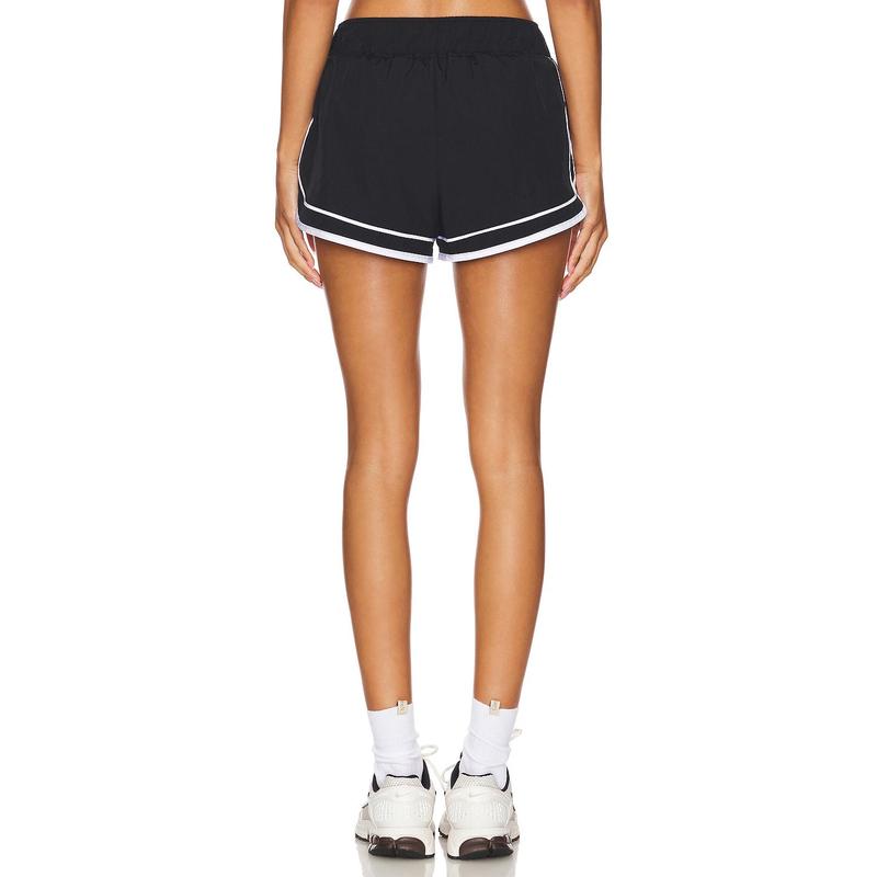 Free People X FP Movement Varsity Blues Short in Oyster Combo