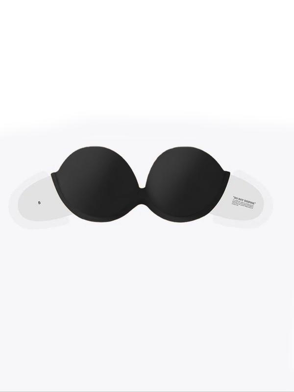 Women's Solid Color Strapless Invisible Push Up Nipple Cover, Breathable Comfortable Self Adhesive Silicone Nipple Cover, Women's Lingerie Accessories for Daily Wear