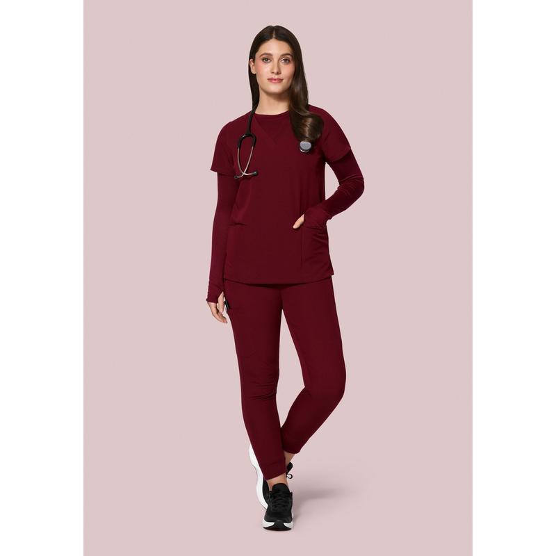 Women's Underscrubs Wine