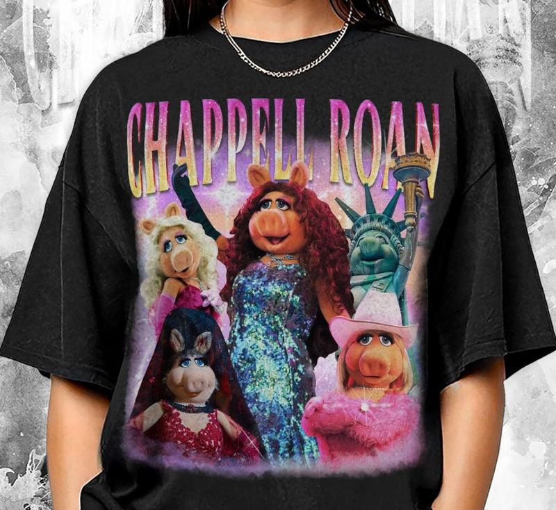 Miss Piggy Chappell Roan Bootleg Music Retro Shirt, Gift For Fan Top Womenswear Underwear Streetwear