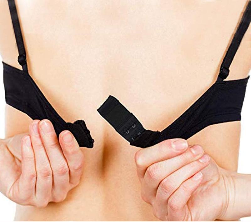 3 count Women Ladies Soft Comfortable  Bra 2 Hooks Band Extension Strap Extender